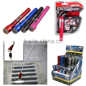 Ningbo JELO Telescopic Magnetic Pick Up Tool Super Brigh 3LED Flashlight Magnet Torch Tools thumbnail-4