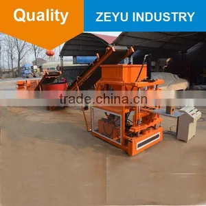 ZY2-10 Semi Automatic Machine for Making Interlocking Blocks in Kenya thumbnail-6