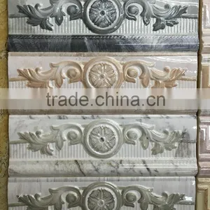 80X250 Marble Design Ceramic Bathroom Decorative Wall Tile Border thumbnail-2