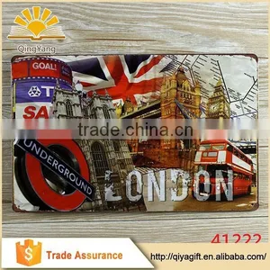Wholesale/High Quality Metal Signs/Tin Sign Chic Metal Wall Art thumbnail-1