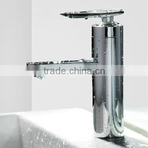 Bathroom Faucet ,Copper Face Basin Faucet, Chrome Plated Faucet thumbnail-3