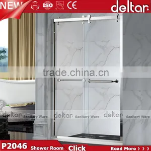 Sliding Glass Door Bathroom Design Shower Enclosure Cubicle Toilet Sex Shower Room Portable Cabins for Sale thumbnail-1