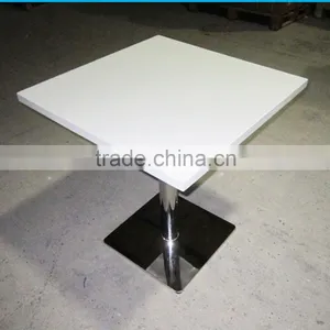 High Gloss White Acrylic Artificial Stone Table Tops/restaurant Dining Table thumbnail-5