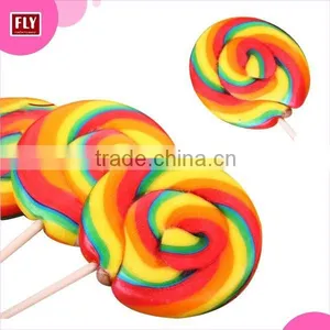 90gr Fruit Flavour Rainbow Swirl Big Bom Lollipop Candy thumbnail-1