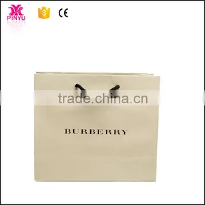 Logo Printing Flat Bottom Kraft Paper Bag for Shopping thumbnail-5