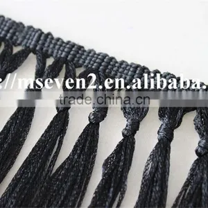 New Arrival100% Polyester Crochet Lace Tassel Border Lace Trims thumbnail-5