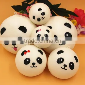 Promotional Gifts Wholesale New Creative Soft Fake Expression Panda Bread Artificial Food Model Props -Yiwu Sanqi Crafts Factory thumbnail-1