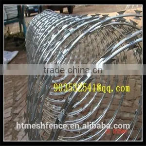 300mm BTO30 Cover Length 8m Galvanzied Concertina Razor Wire thumbnail-2