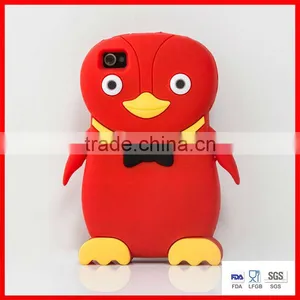 Penguin Shape Silicone Phone Cases thumbnail-1