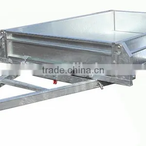 7x5ft Hot Dipped Galvanized Chequer Plate Full Welded Strong Trailer thumbnail-4