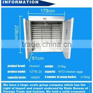 2017 Hot Sale Full Automatic Used Chicken Egg Incubator for Sale Chicken Egg Incubator YZITE-23 thumbnail-2