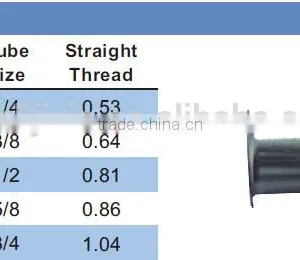 Insert,Air Brake Fittings for Nylon Tube, Brass Valve,Nylon Air Brake Fittings,brass Fittings thumbnail-5