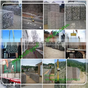 1x1x2 m Stone Gabion Box Wire Rolling / Galvanized and Pvc Coated Gabion Wire Mesh thumbnail-5