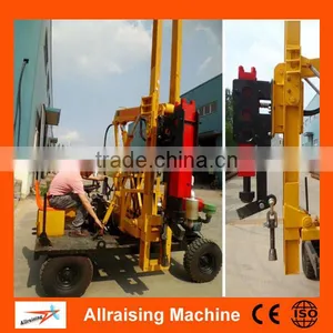 Road Construction Mini Hydraulic Pile Driving Machine thumbnail-2