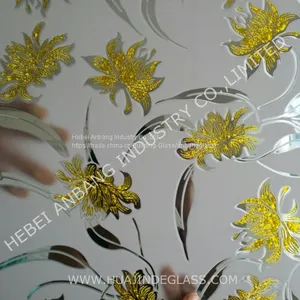 Ice Flower Acid Glass, Door Windows Decorative Art Glass thumbnail-2