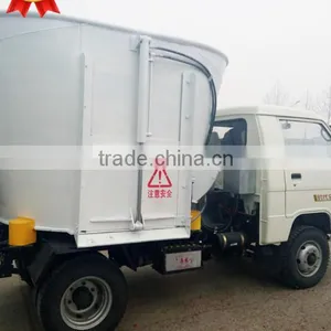4x4 Wheeled Small Feed Mixer Truck/good Quality Mixer Feeder Truck for Sale thumbnail-1
