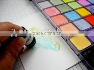 2016 New Popular for Kids to Draw a Pic With Finger Sponge Oval Makeup Brush thumbnail-2