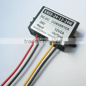 24V Turn 12V2A 1A DC-DC Power Converter Buck DC to AC Power Automotive Power Module Foot thumbnail-1