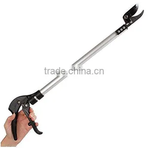 Cut and Hold Long Handle Pruner - Easy-Use Pruning Tool - Lightweight Lopper - Uber Sharp thumbnail-1