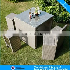 Outdoor Rattan Bar Stool Wicker Bar Furniture 7816-1 thumbnail-2