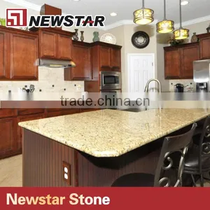 Tiger Skin Yellow Stone Granite Kitchen Island Table thumbnail-1