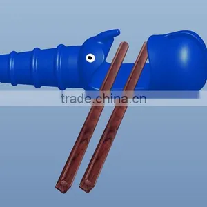 Silicone Wine Bottle Stopper Spoon Rest Pot Clip 3 in 1 Cute Rhino Original Design thumbnail-4