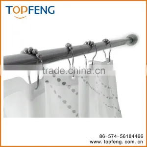 Shower Curtain Rings/Hook Hangers on Bath Rod & Curtains thumbnail-4