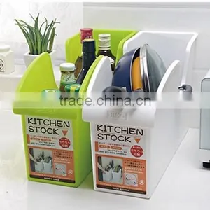 Wholesale Stock Antiskid Bathroom Kitchen Plastic Storage Box thumbnail-1
