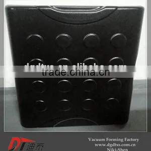 Custom Design White and Black Plastic Oblate Rectangle Suitcase thumbnail-3