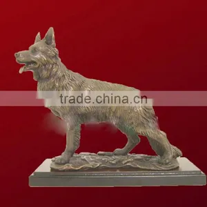 Casting Bronze, Brass Dog Sculpture thumbnail-1