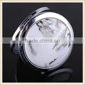 Customized Metal Crafts Peacock Animal Mirror for Make up Factory thumbnail-3