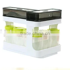 100% BPA Free Kitchen Plastic Sauce Jar Bottle Storage Holder thumbnail-1