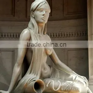 Art Craft Fountain Noble Marble Fountain of Elegant Lady Statue for Hot Sale thumbnail-1