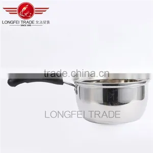Eco-friendly Stainless Steel Single Handle Milk / Stock Pot/ Milk Cooking Pot thumbnail-2