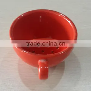 Wholesale 200ml Unique Ceramic Tea Filter Mug thumbnail-2