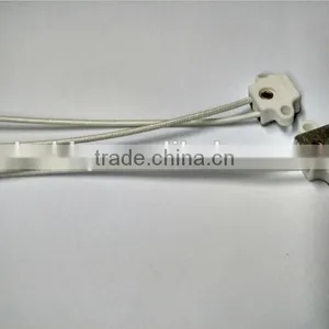 Porcelain G5.3 Lampholder With Wire thumbnail-3