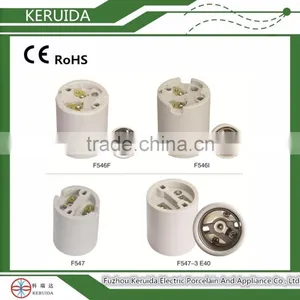 F519 E27 Porcelain Lamp Socket With Different Support thumbnail-2