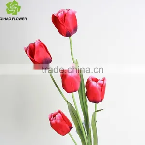 Real Touch Decorative Tulip Artificial Tulip Flower for Garden and Home Decoration thumbnail-1
