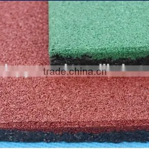 (HC-0704C) 2015 Newest Anti-UV EN1177 Certificated Outdoor Water Proof 25mm Recycle Rubber Flooring thumbnail-5
