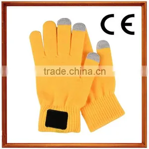 2017 New Men Classic Smart Phone Gloves New Arrival Men Hem-stitch Looply Fall Winter Thermal Cloth Touch Screen Gloves Mittens thumbnail-3