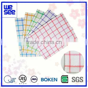 High Quality Cotton Material Plaid Pattern Water Absorption Tea Cloth thumbnail-1