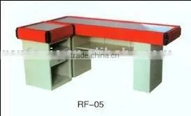Steel Supermarket Checkout Counter thumbnail-1