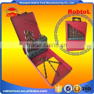 13pcs Nano Titanium Coating Straight Shank Hss Twist Drill Bits Set Cobalt Fully Ground Bright Finish Drilling Metal Forged thumbnail-3