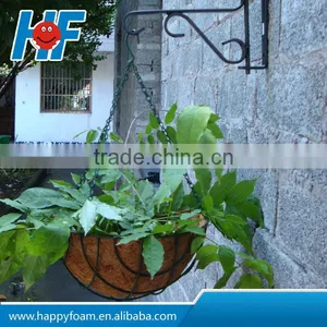 Flower Hanging Basket Planter With Coconut thumbnail-1