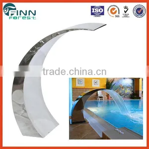 Indoor or Outdoor Wall Mounted Waterfall Features Curtain Wall Fountains for Indoor Decoration thumbnail-4