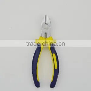 2015 Forged Pearl Nickel Steel Polishing Diagonal Nose Pliers 8" thumbnail-3