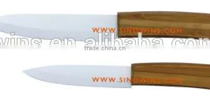 A3208 Hot Sale Ceramic Blade Knife Knives Set With Bamboo Handle thumbnail-4