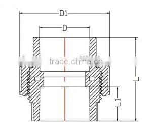 HIGH QUANLITY UNION OF PVC GB INDUSTRIAL PRESSURE PIPES & FITTINGS FOR WATER SUPPLY thumbnail-2