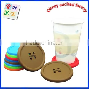 2017 Hot Selling Silicone Table Mat,silicone Cup Coasters Baking Kitchen Tableware thumbnail-1