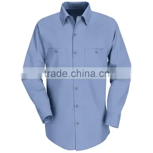 Custom Short/long Sleeve Rip Stop Shirts Mens Work Shirts thumbnail-4